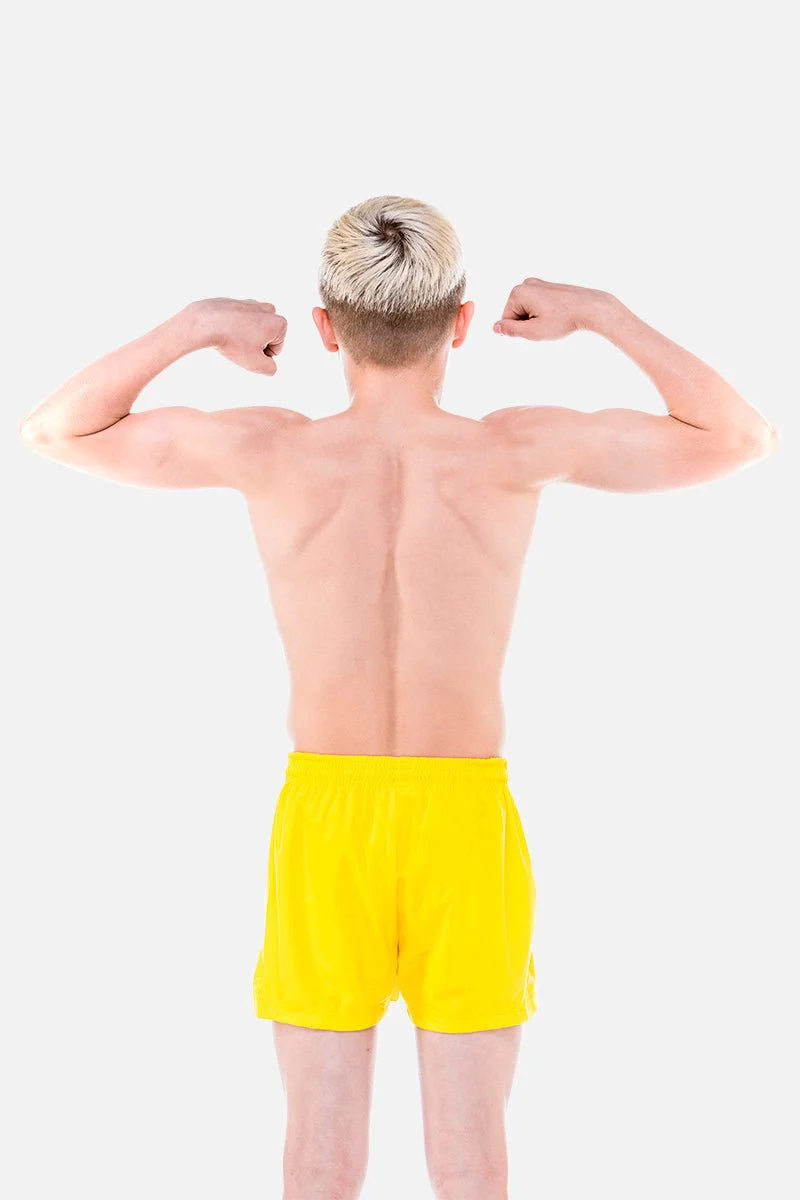 Mens Yellow Shorts - Image 3