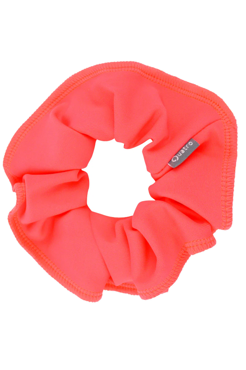 Orange Lycra Scrunchie
